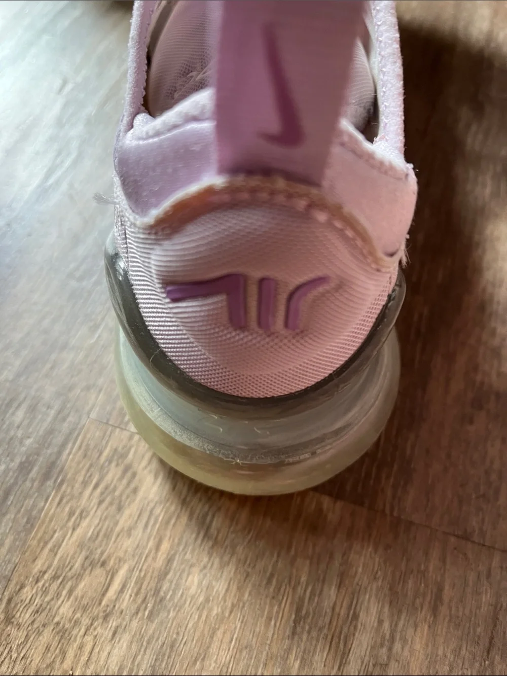 Nike Women’s Air Max 270 Pink and Silver Accent Sneakers
